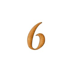 APLIQUE NÚMERO 6- SCRIPT (P)